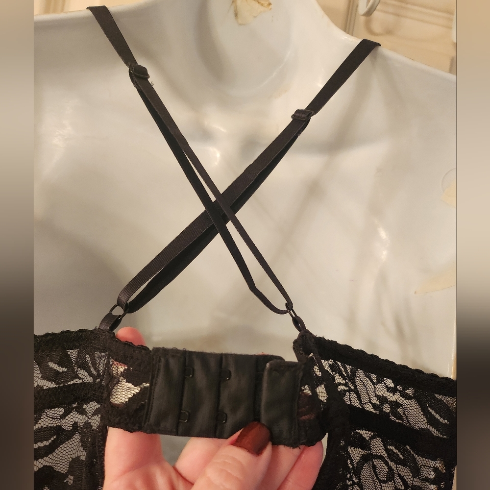 Black Lace Chemise Gilligan & O'Malley - Picture 13 of 14